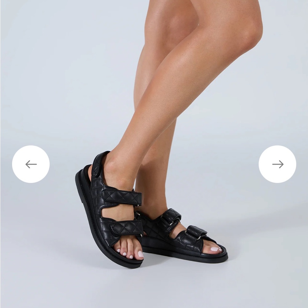 Tony Bianco Black HIRANNI Black Sheep Nappa Sandals